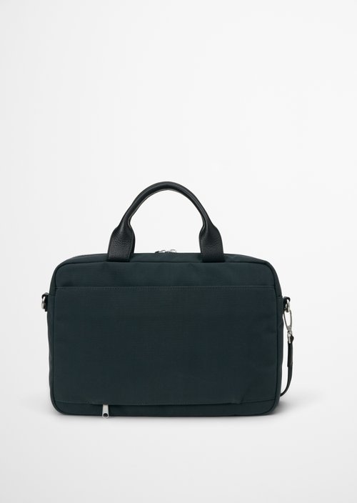 Maro Canvas Business Bag — Peppercorn Grey