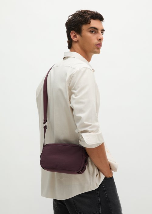 Lima Small Shoulder Bag — Deep Mullberry