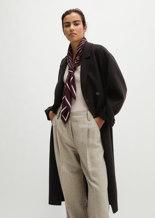 Satin-Foulard — Dark Red