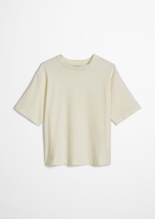 Relaxed-fit T-shirt — White Cotton
