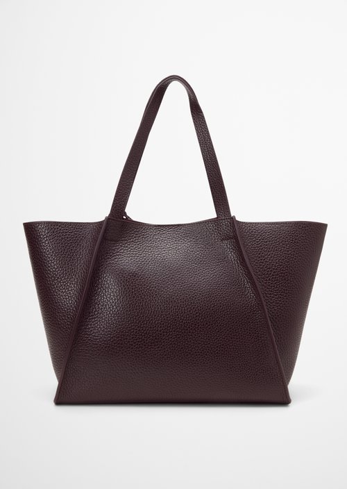 Biana Tote Bag — Black Cherry