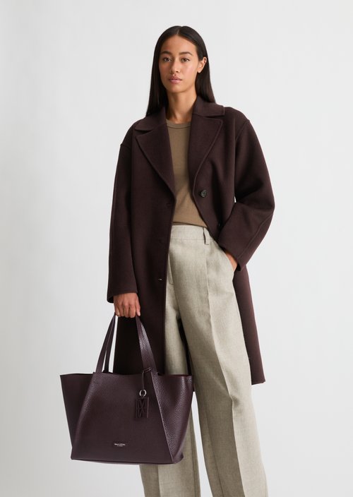 Biana Tote Bag — Black Cherry