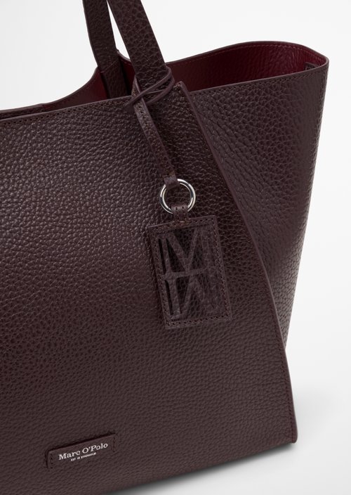 Biana Tote Bag — Black Cherry