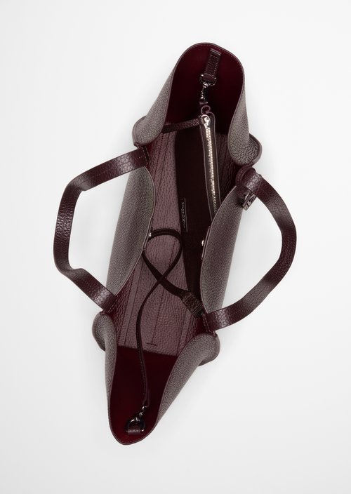 Biana Tote Bag — Black Cherry