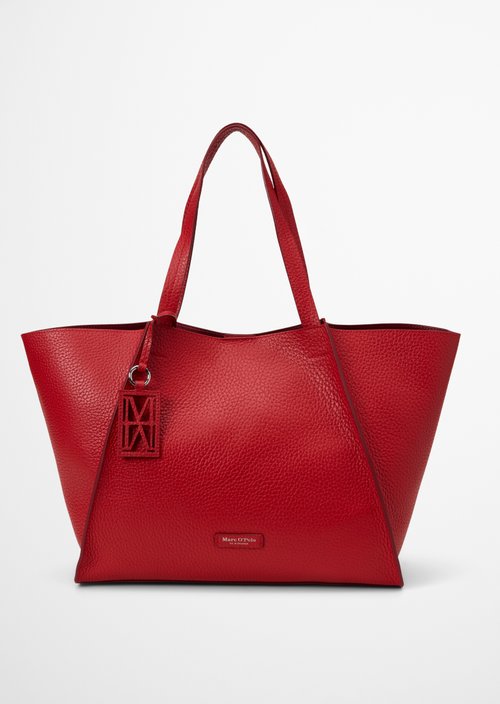 Biana Tote Bag — Shiny Red