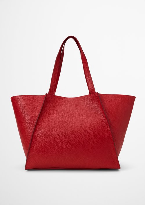 Biana Tote Bag — Shiny Red
