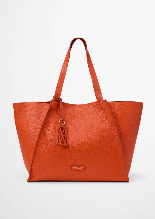 Biana Tote Bag Vivid Orange in front view