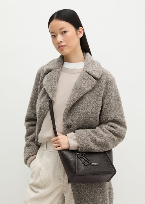 Biani Shoulder Bag — Burnt Coffee
