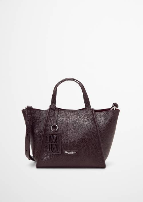 Schoudertas model Biani Black Cherry in vooraanzicht