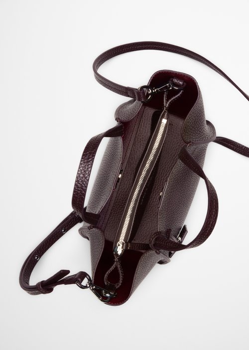 Biani Shoulder Bag — Black Cherry