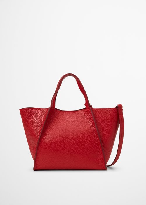 Biani Shoulder Bag — Shiny Red