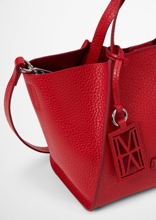 Biani Shoulder Bag — Shiny Red