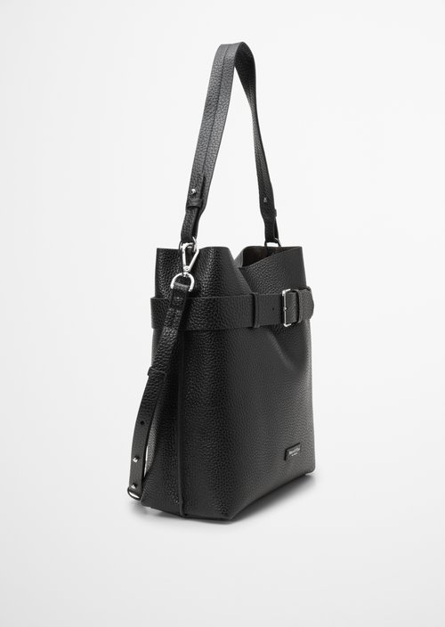 Brinja Medium Hobo Bag — Black