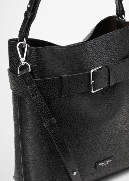 Brinja Medium Hobo Bag — Black