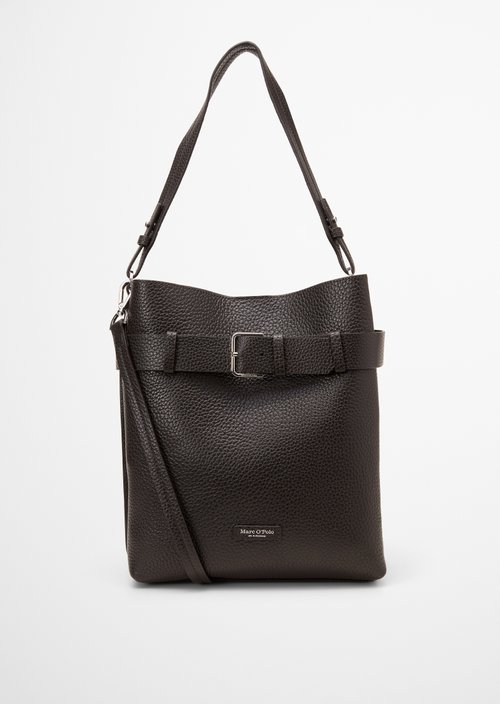 Brinja Medium Hobo Bag — Burnt Coffee