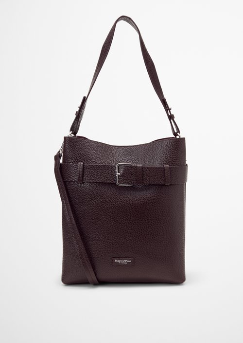 Brinja Medium Hobo Bag — Black Cherry