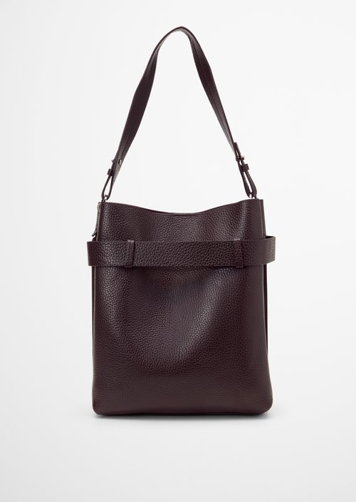 Brinja Medium Hobo Bag — Black Cherry