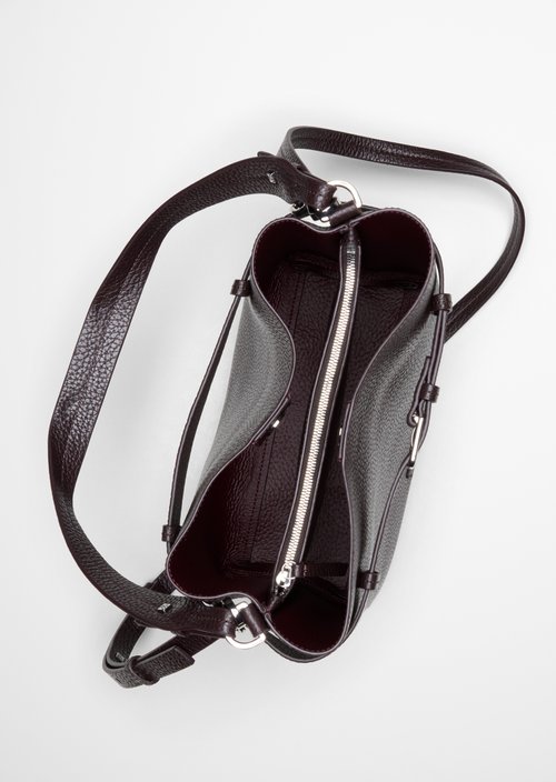 Brinja Medium Hobo Bag — Black Cherry