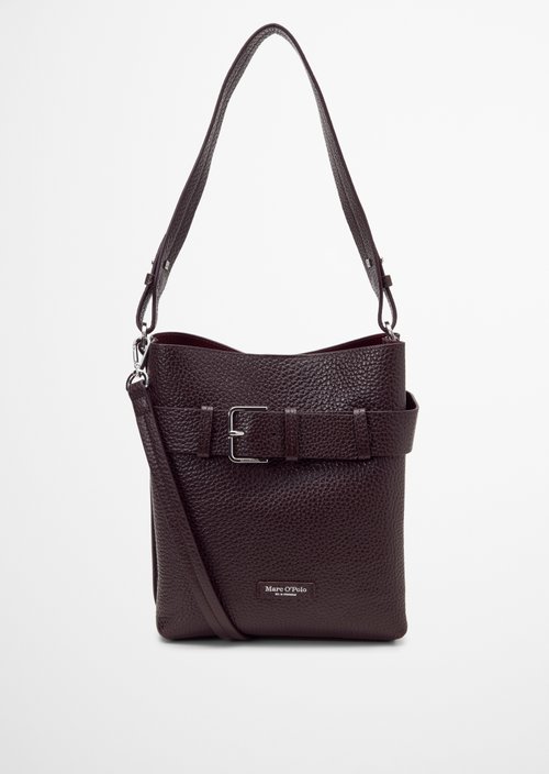 Brinni Small Hobo Bag — Black Cherry