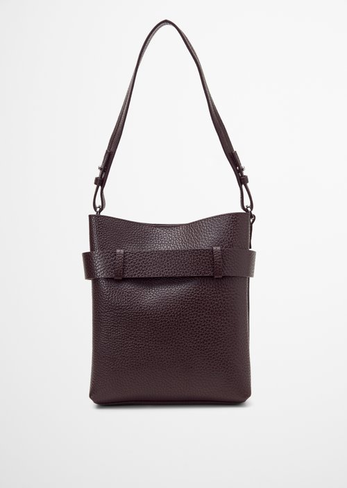 Brinni Small Hobo Bag — Black Cherry