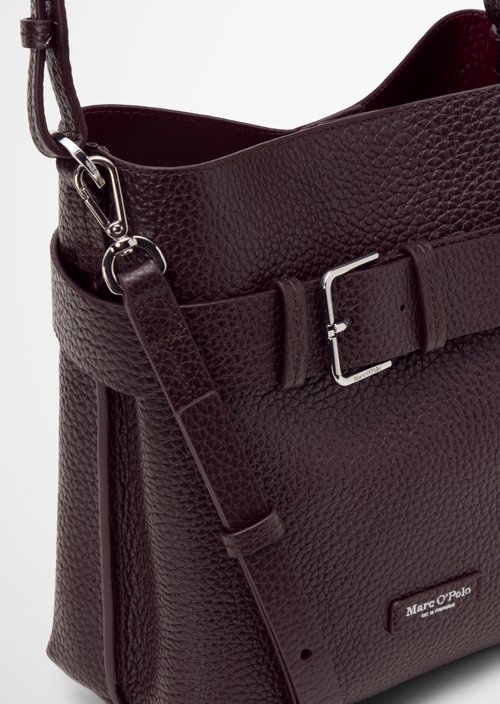 Brinni Small Hobo Bag — Black Cherry