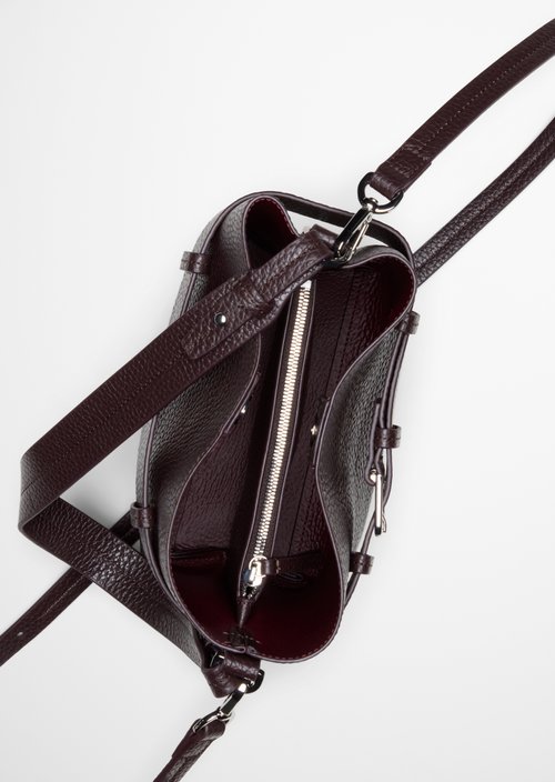 Brinni Small Hobo Bag — Black Cherry