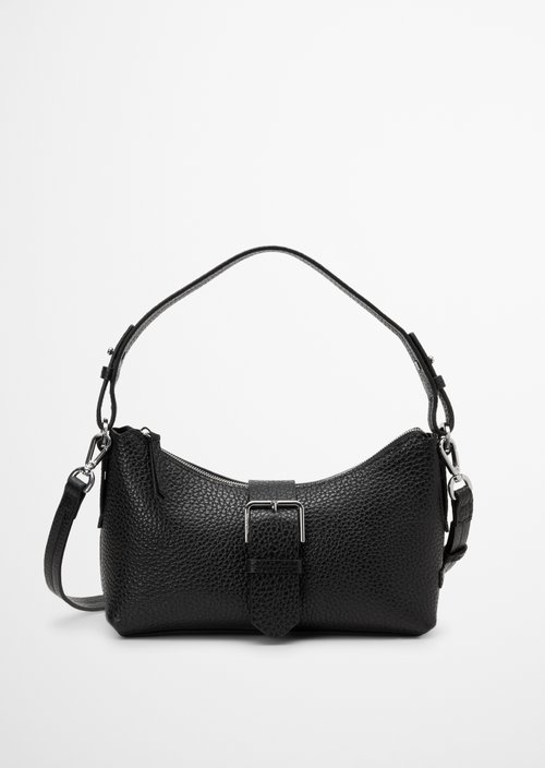 Binna Medium Shoulder Bag — Black