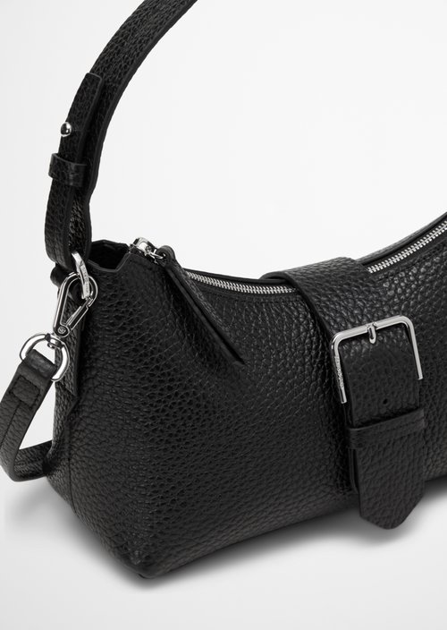 Binna Medium Shoulder Bag — Black