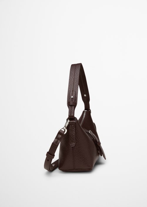Binna Medium Shoulder Bag — Black Cherry