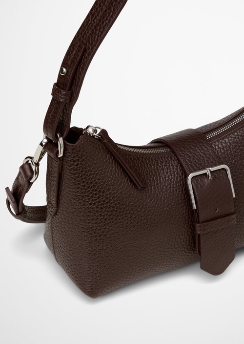 Binna Medium Shoulder Bag — Black Cherry