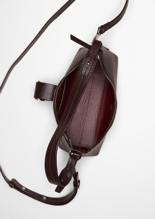 Binna Medium Shoulder Bag — Black Cherry