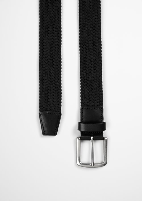 Braided Belt, Model Max — Black