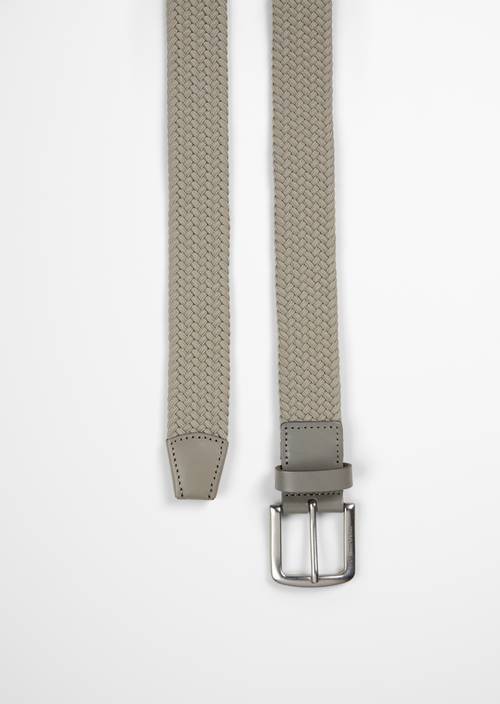 Ceinture tressée modèle Max Driftwood Haze en vue détaillée