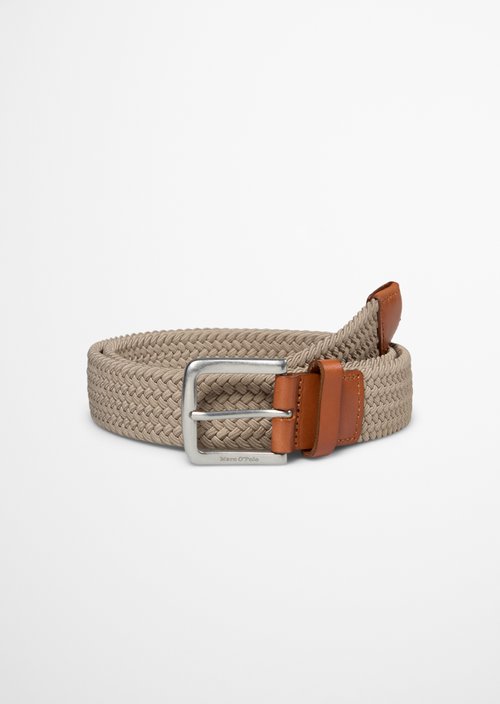 Braided Belt, Model Max — Chalky Mauve