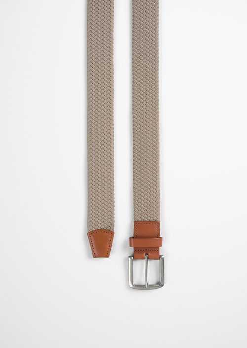 Braided Belt, Model Max — Chalky Mauve