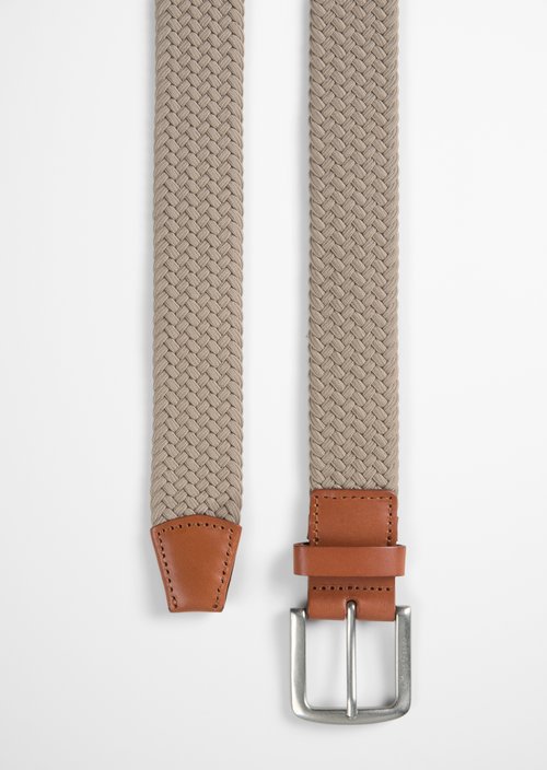 Braided Belt, Model Max — Chalky Mauve