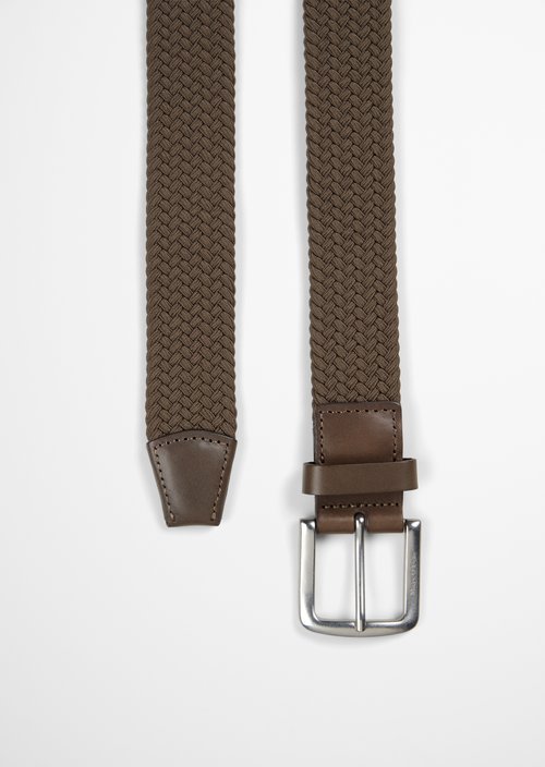 Braided Belt, Model Max — Dark Nickle
