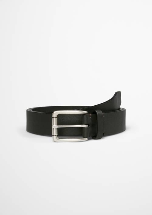 Enno Belt Burnt Coffee in front view