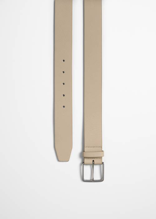 Gürtel Model Luan Linen Beige in Detailansicht