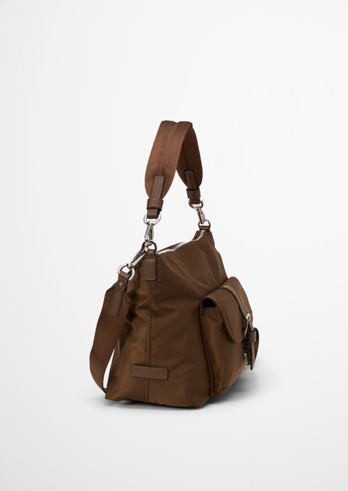 Caren Hobo Bag — Dark Walnut