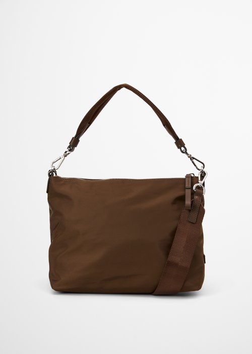 Caren Hobo Bag — Dark Walnut