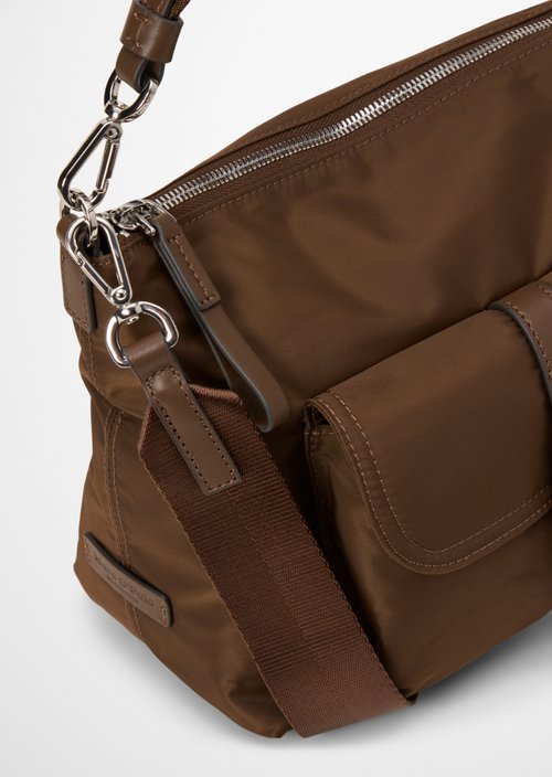 Caren Hobo Bag — Dark Walnut