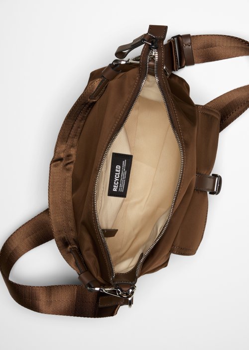 Caren Hobo Bag — Dark Walnut