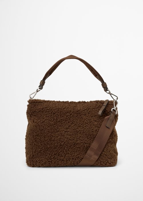 Caren Small Shoulder Bag — Dark Walnut