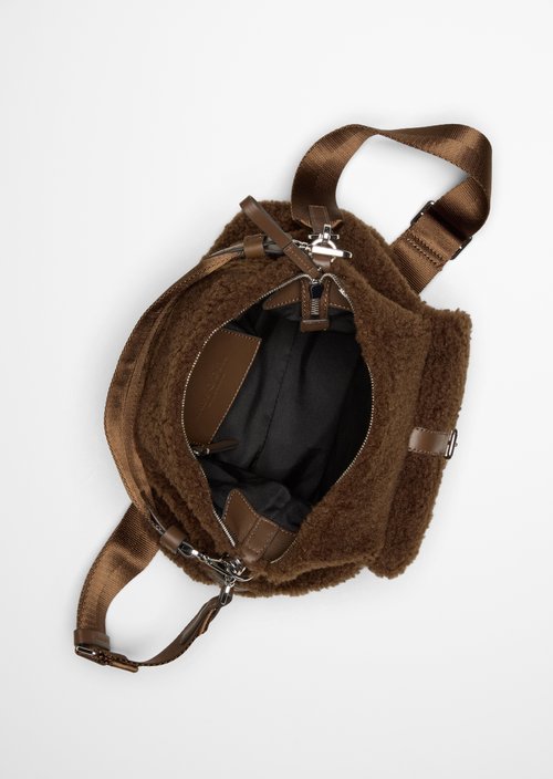 Caren Small Shoulder Bag — Dark Walnut