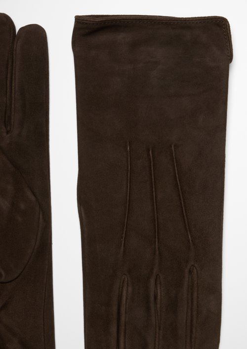 Goatskin gloves — Burnt Coffee