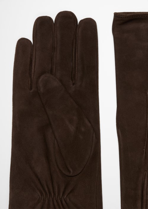 Goatskin gloves — Burnt Coffee