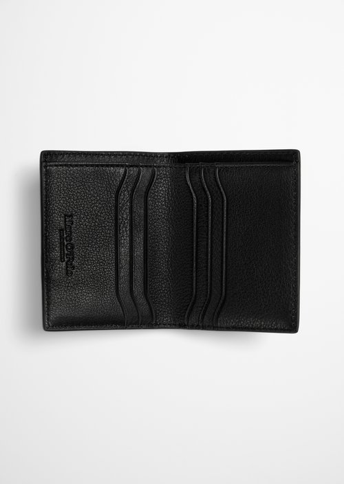 Maxi Fold-Over Wallet — Black