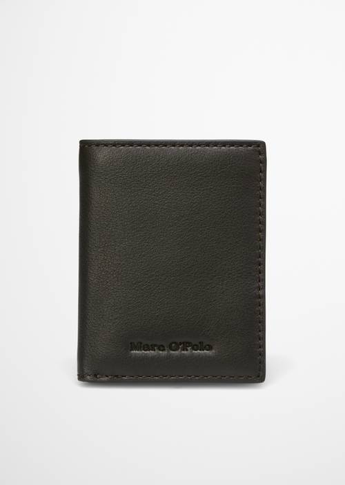 Maxi Fold-Over Wallet Burnt Coffee in front view