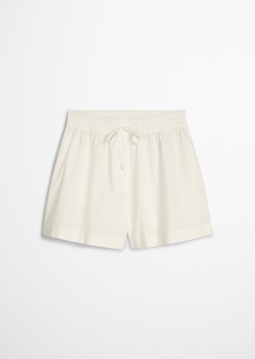Relaxed shorts — Silky White